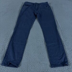 Johnnie O Pants Mens 30x30 Blue Hugo Straight Stretch Chino Preppy 5-Pocket Golf